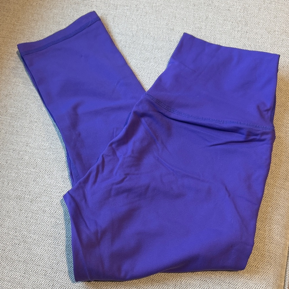 ZYIA Vibrant Purple Crop Leggings